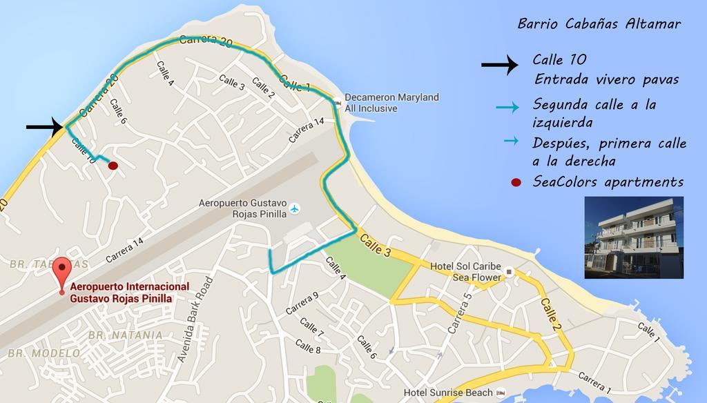 Sea Colors Apartments San Andrés 外观 照片